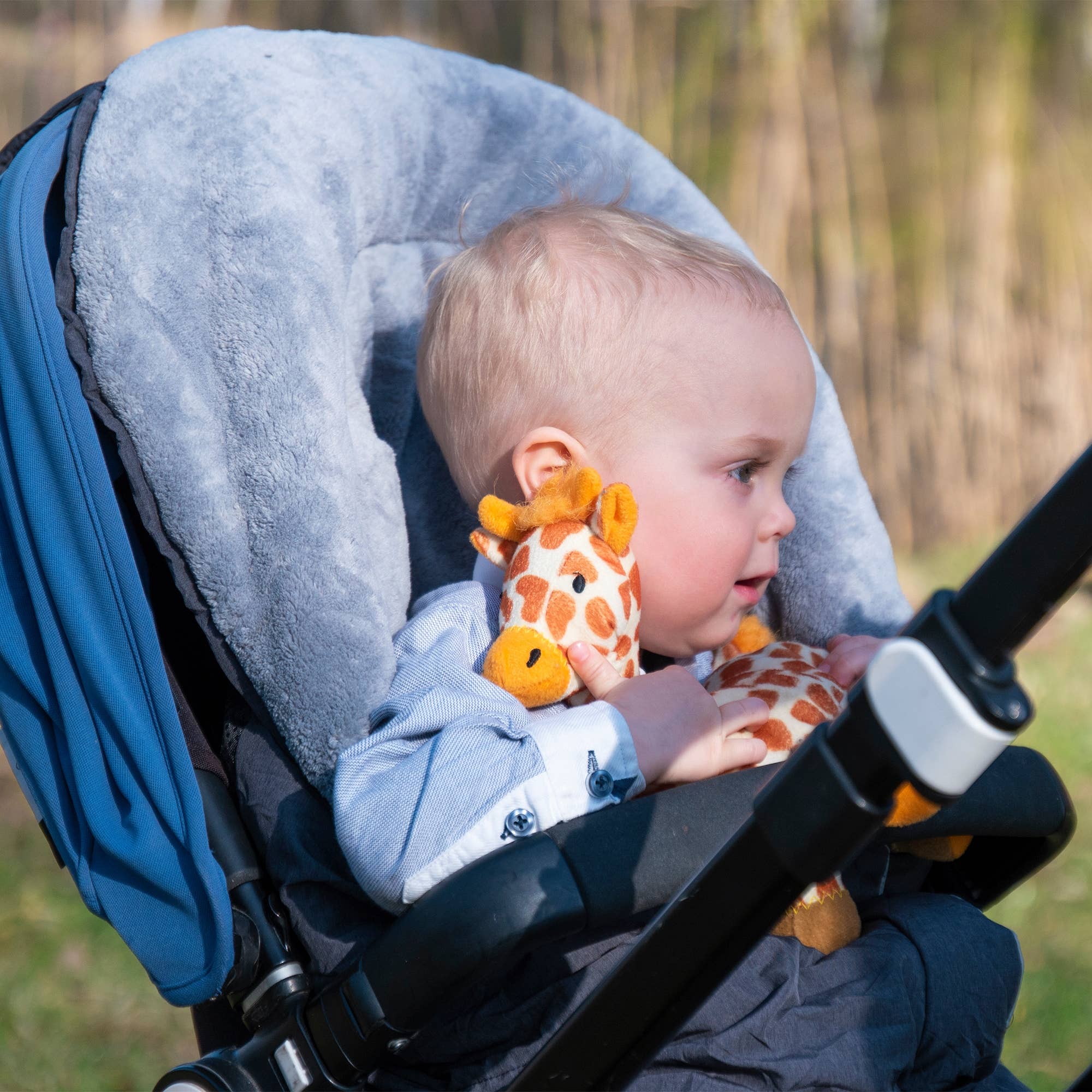 Joybi - Vente Accessoire/housse pour poussette – bébé - Chancelière luxueuse et chaude pour poussette8