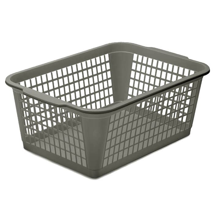 YBM HOME INC. - Wholesale Storage Bin - Large Plastic Storage Basket 15 x 10 x 6 In - Various Colors