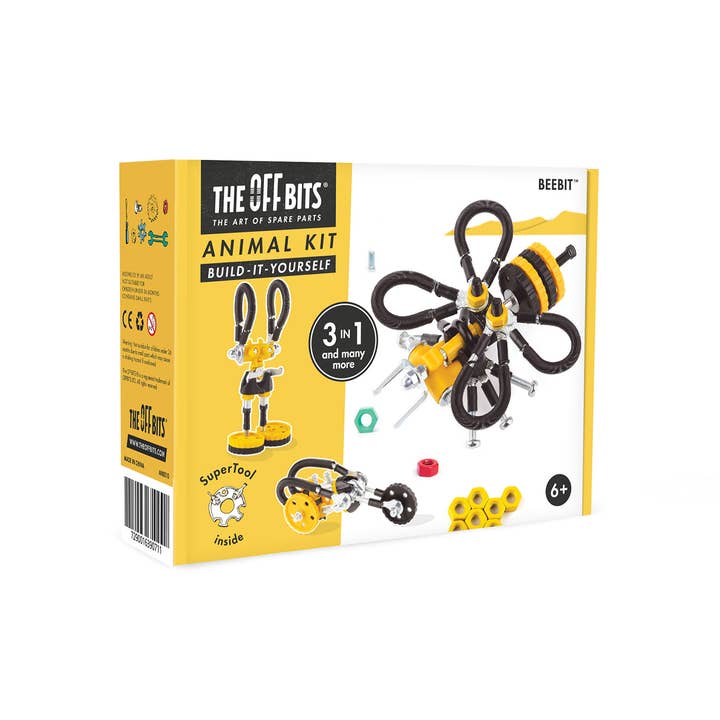 The OffBits - Wholesale DIY Craft Kit - Kids - BeeBit - Animal Kit - Construction DIY toy, Insects Toy 6+