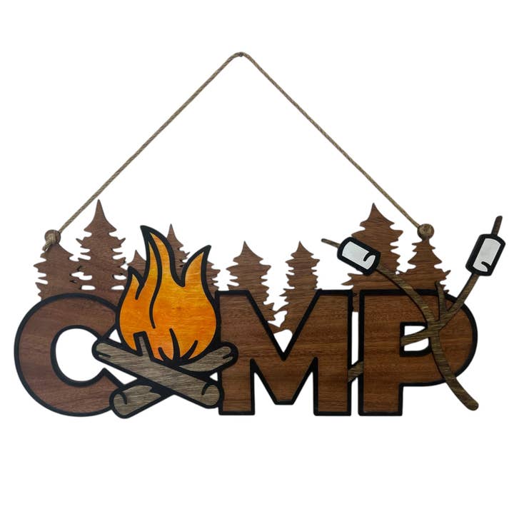 Campfire Sign for wholesale by Merriment Creations