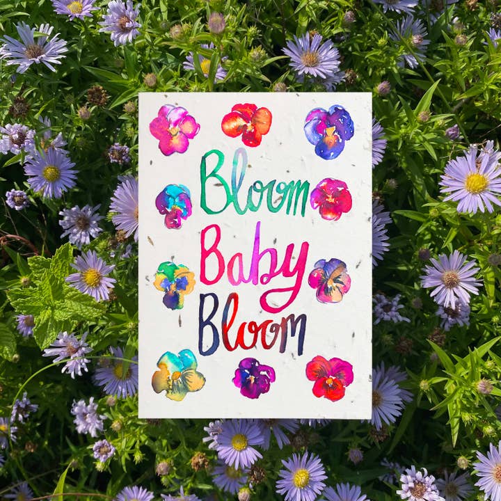 Carte de vœux à planter Bloom Baby Bloom pour la vente par Loop Loop