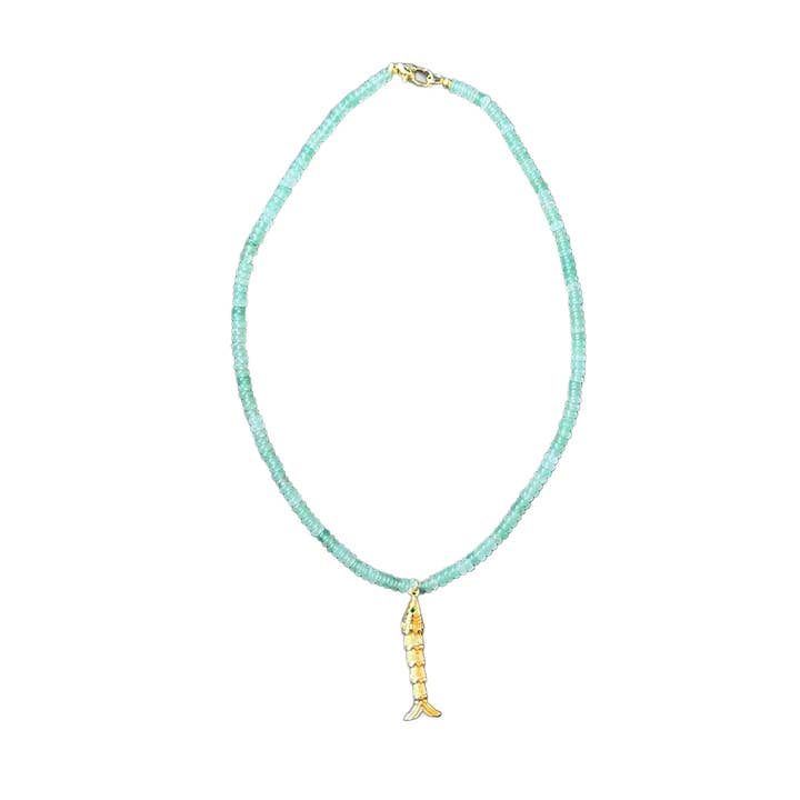 Le collier de poisson à l'œil vert pour la vente par Market and King