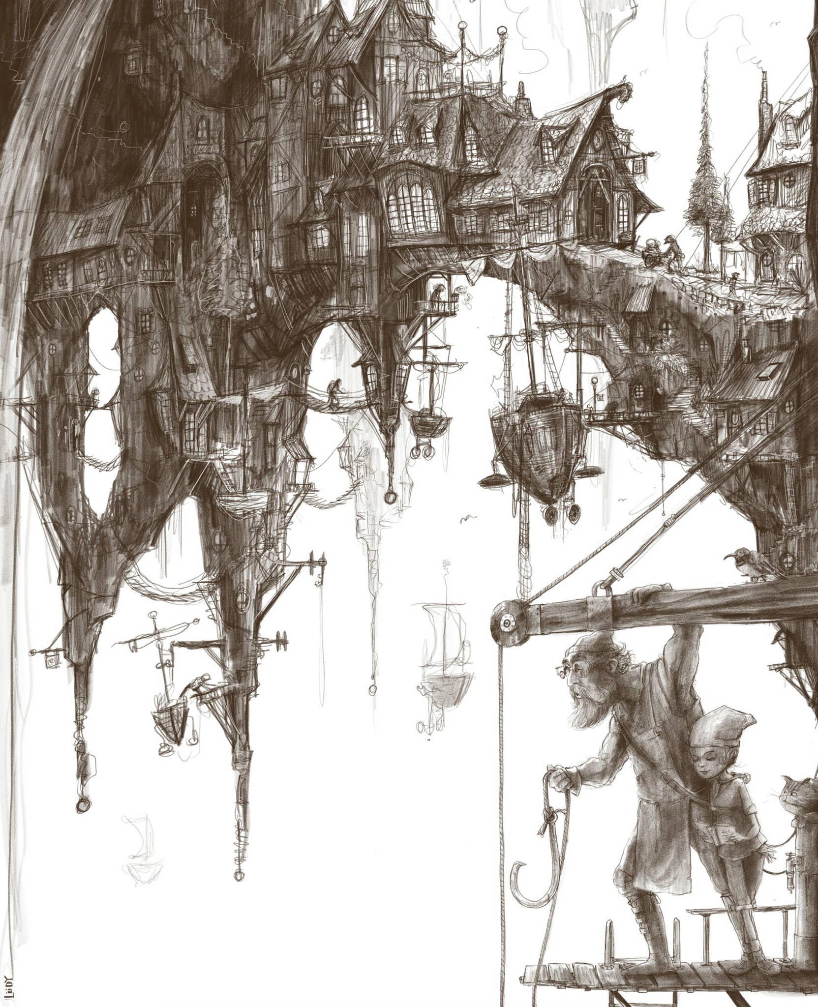 Mark Ludy Art Books & Games - Wholesale Art Print - Tinkerton Falls | Artist Signed Artwork3