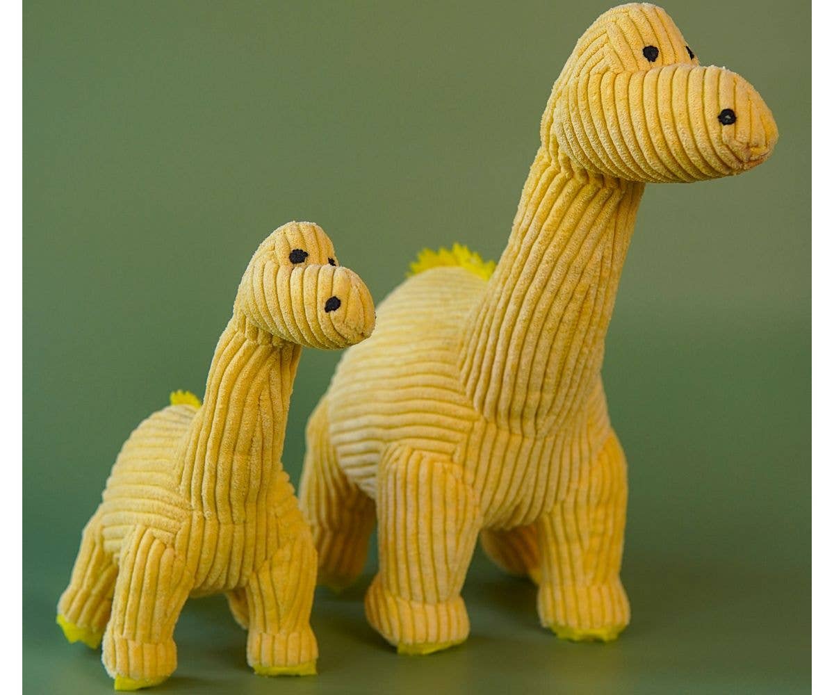 Best Years Ltd - Wholesale Stuffed/Plush Toy - Kids & Baby - Small Corduroy Diplodocus Dinosaur Soft Toy Teddy in Yellow2