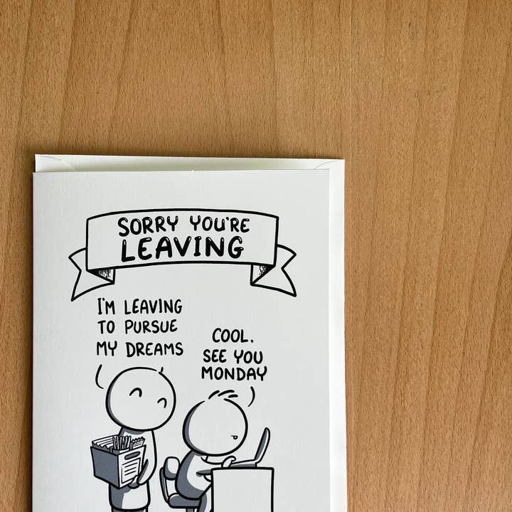 Spiacente che te ne vai per la vendita all'ingrosso da parte di Rob Stears Illustration