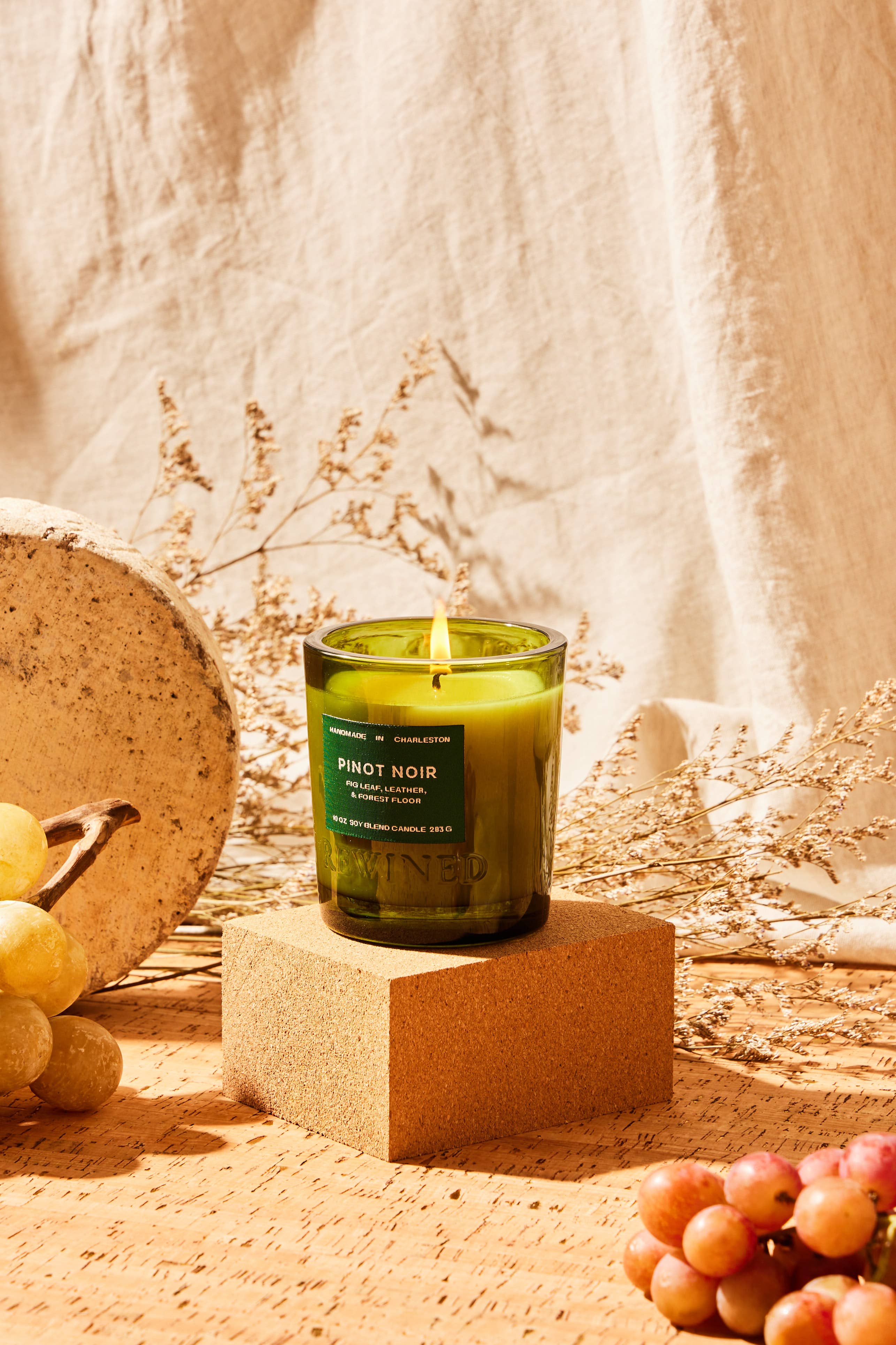 Rewined - Wholesale Jar/Filled Candle - Rewined Pinot Noir Candle 10 oz1