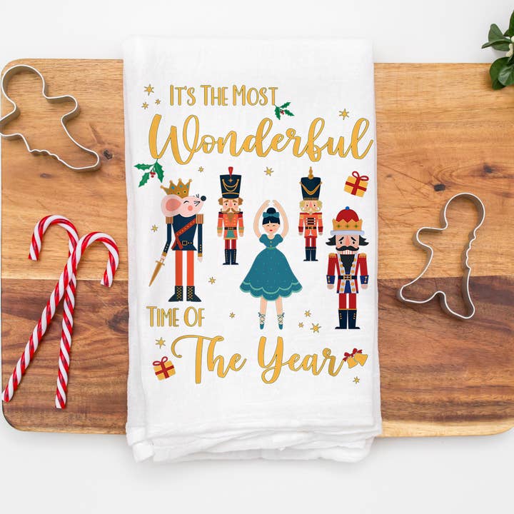Torchon de cuisine Casse-noisette de Noël le plus merveilleux pour la vente par Love You a Latte Shop