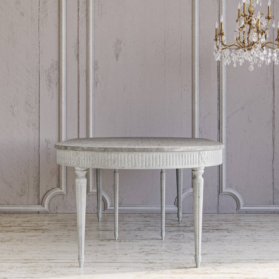 Manoir - Wholesale Side Table - Gustavian Dining Table (Extendable)3