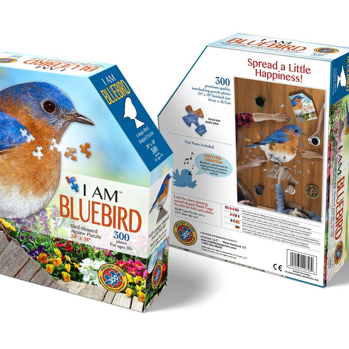 Madd Capp Games & Puzzles - Wholesale Puzzle - Adult - I AM Bluebird 300 piece jigsaw puzzle - gift3