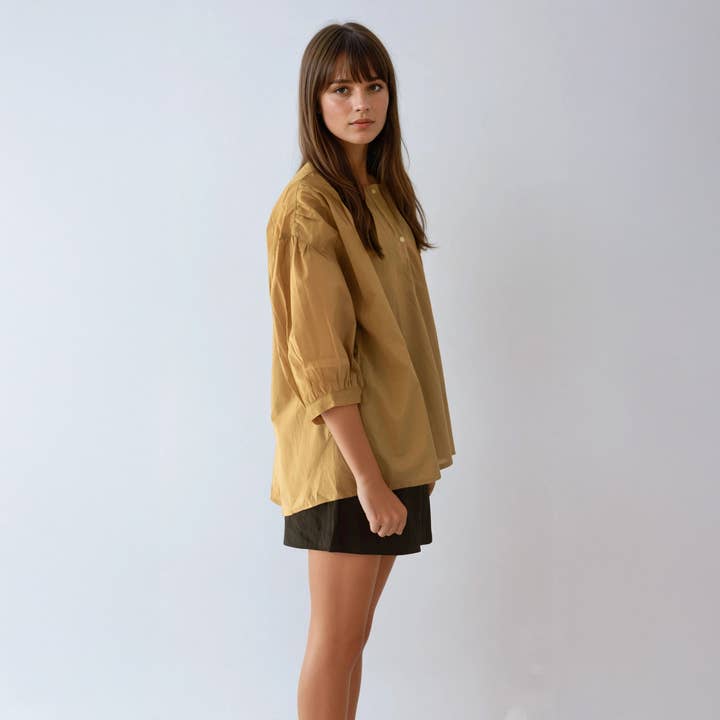 NO-B - Wholesale Blouse - Women's - Solid Bohemian Blouse | Galina1