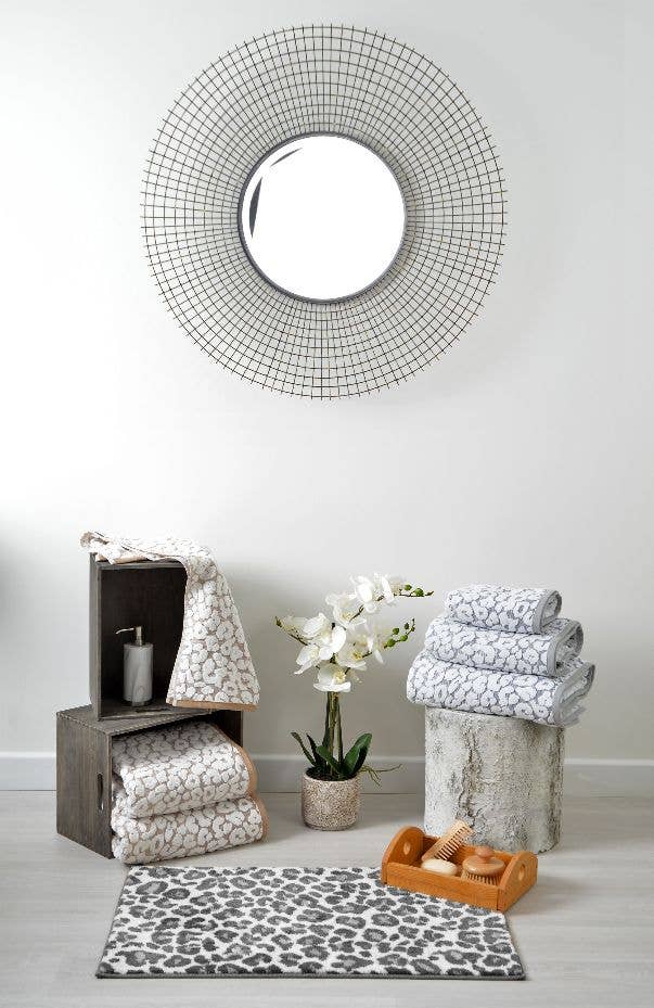 Allure Bath Fashions - Wholesale Bath towel - Luxury Jacquard Leopard Bath Towels - 100% Cotton9