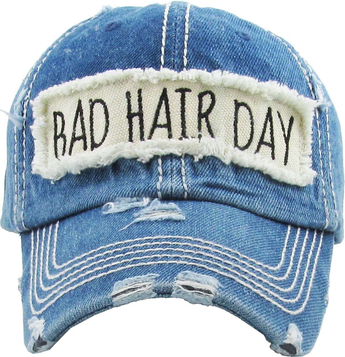 KBETHOS - Vendita all'ingrosso Cappellino da baseball - Donna - Berretto a sfera vintage lavato Bad Hair Day21