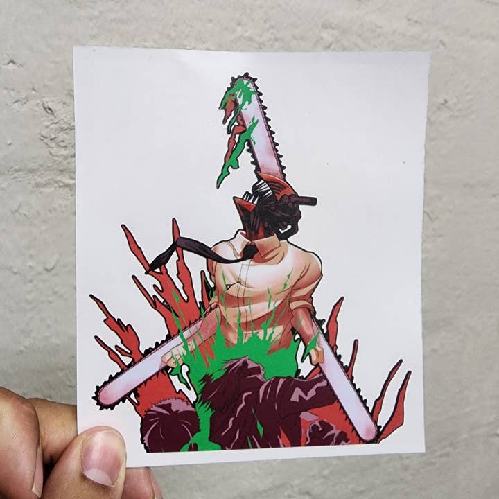 anime klistermærke l denji for engroshandel hos Nimbussibs