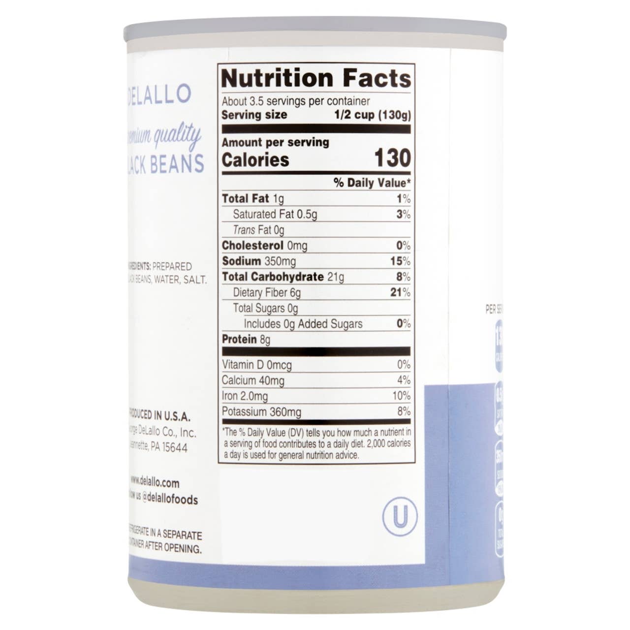 Delallo - Wholesale Beans - Black Beans1