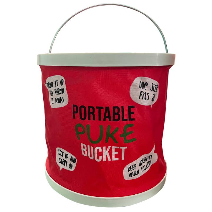 The Diabolical Gift People - Novelty Gifts, Mother's Day - Wholesale Gag Gift/Novelty Gift - Portable Puke Bucket - Novelty Gifts, Festival Accessories, Father's Day