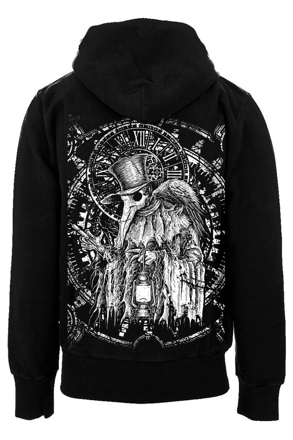 vampirefreaks – Großhandel Hoodie – Unisex – Clockwork Plague Doctor Hoodie [Reißverschluss oder Pullover]2