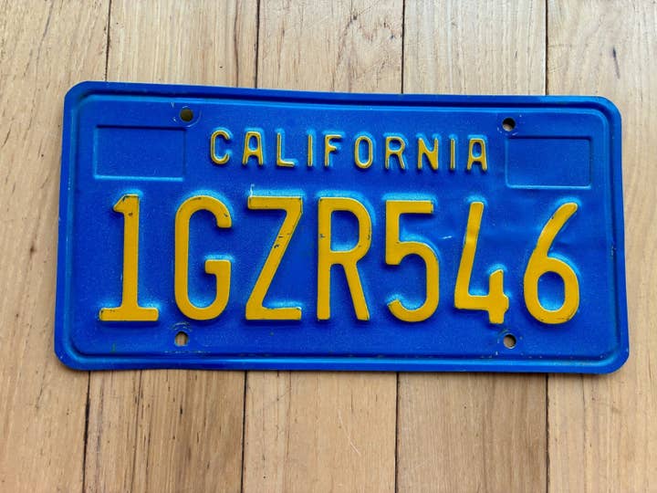 1970 Base Californien Nummerplade for engroshandel hos RusticPlates