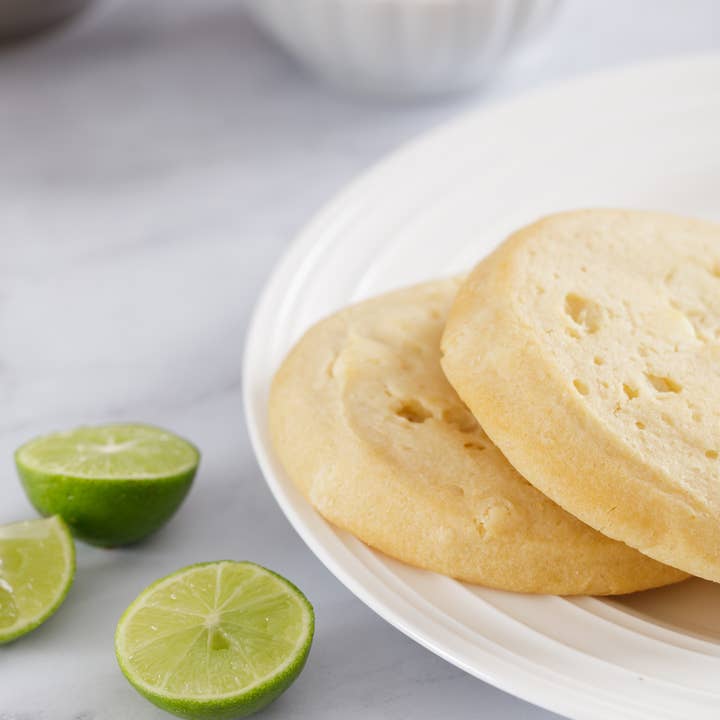 WOW Baking Company - Wholesale Cookie - Gluten-Free Key Lime White Chocolate Cookie Bakery Singles