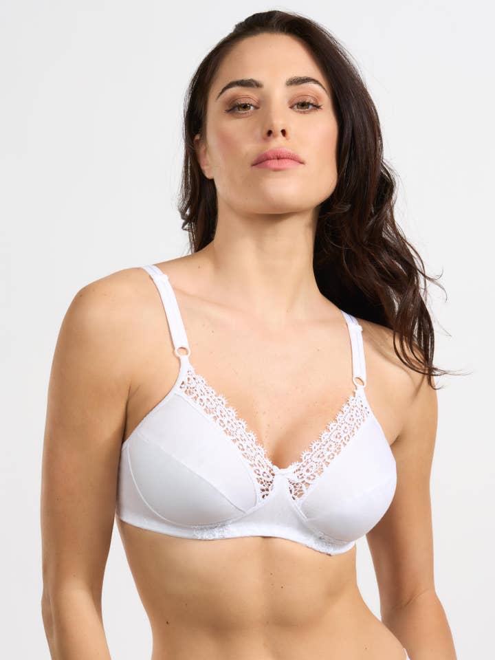 Spiman - Wholesale Bra - Women's - 100% cotton bra with macrame' inserts1