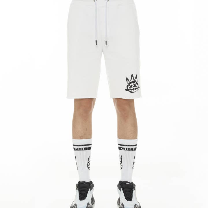 SWEATSHORT IN WHITE for wholesale by Cult of Individuality