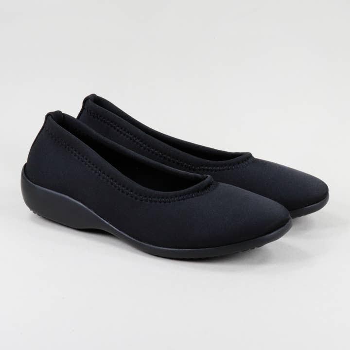 Sapatos Pretos de Conforto Elásticos Giconfort por atacado de GINOVA