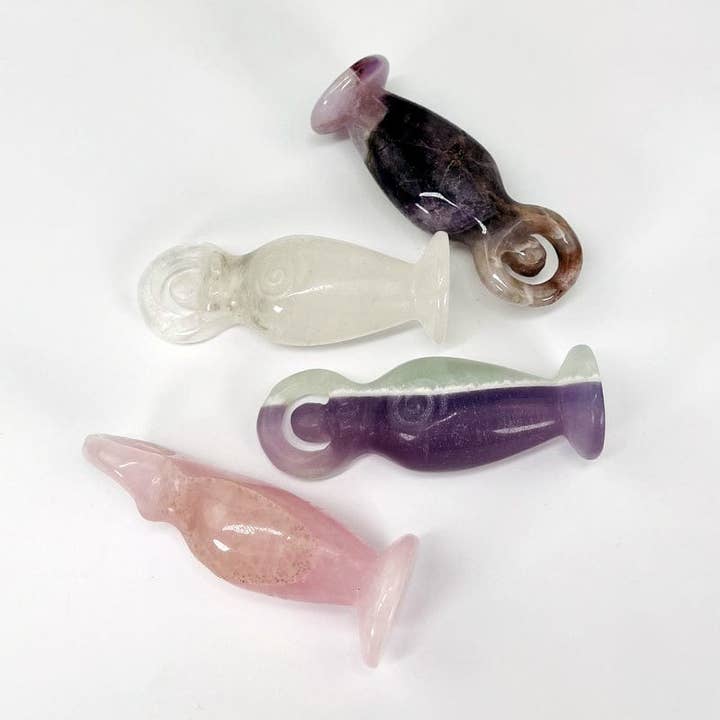 Rock Paradise - Wholesale Spiritual Stone/Crystal - Crystal Gemstone Earth Goddess Stand - You Choose Stone