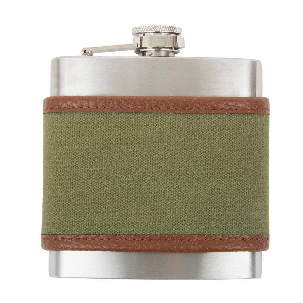 Mainstreet Collection - Wholesale Flask - Men's Canvas Flask3