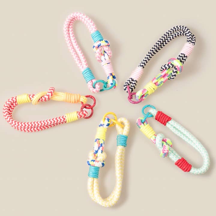 Anarchy Street - Wholesale Purse/bag accessory – Women’s - Mixed Pattern Bungee Cord Bag Charm1