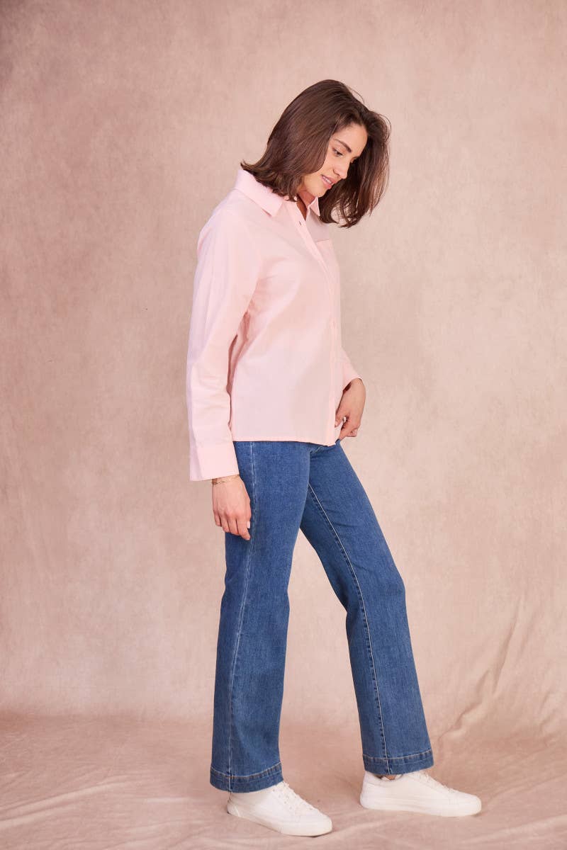 Calie Paris – Camisa com botões no colarinho – Mulher por atacado – Camisa ARIANNE – Clássica com sofisticação sutil8