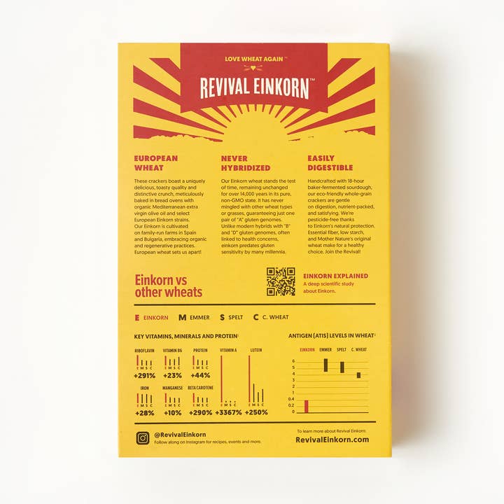 Revival Einkorn - Wholesale Crackers - Roasted Garlic & Chile5