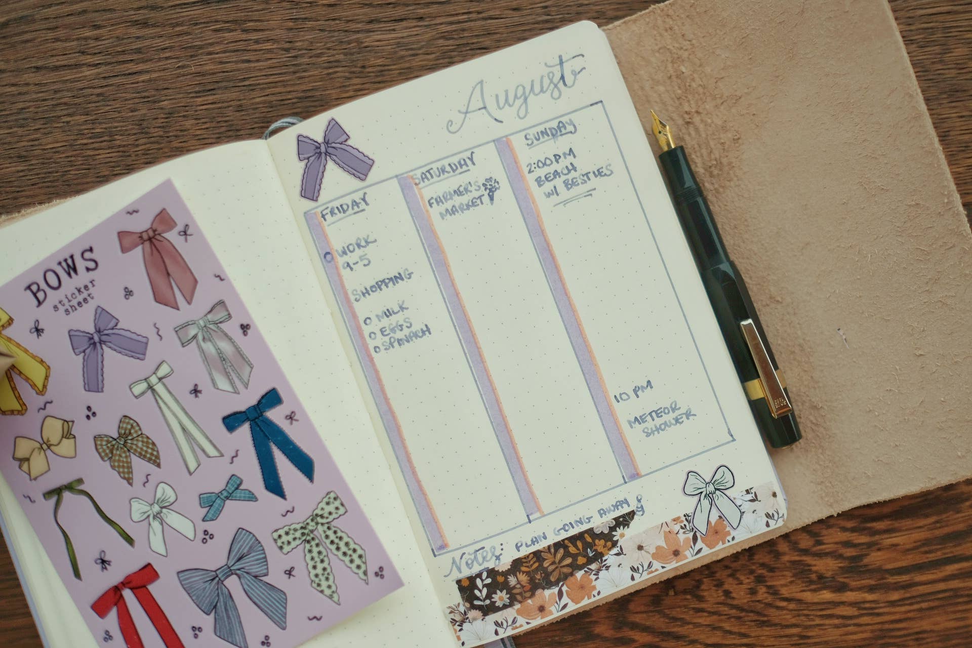 Bayside by Sam – wholesale Sticker – Vintage Bows Sticker Sheet 4" x 6"2