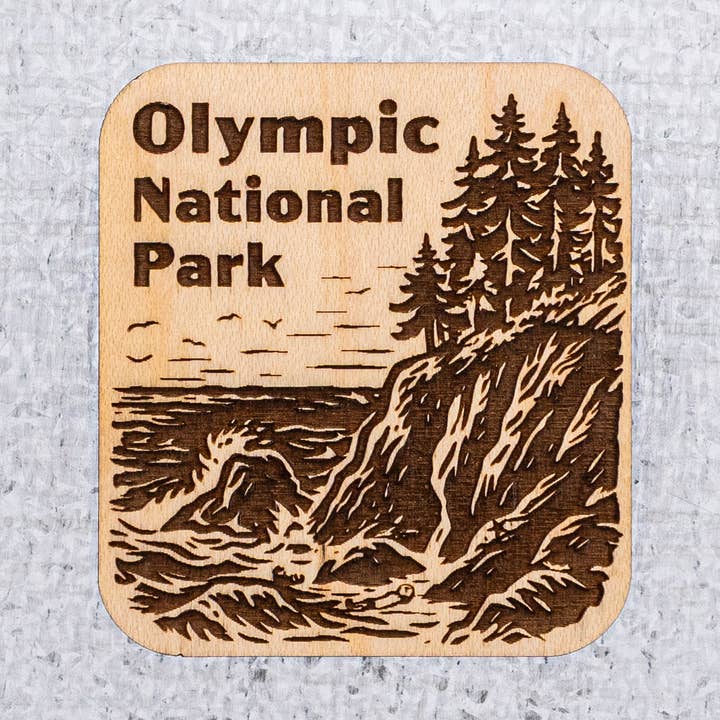 Olympic National Park Magnet for wholesale by Steamer Lane Design