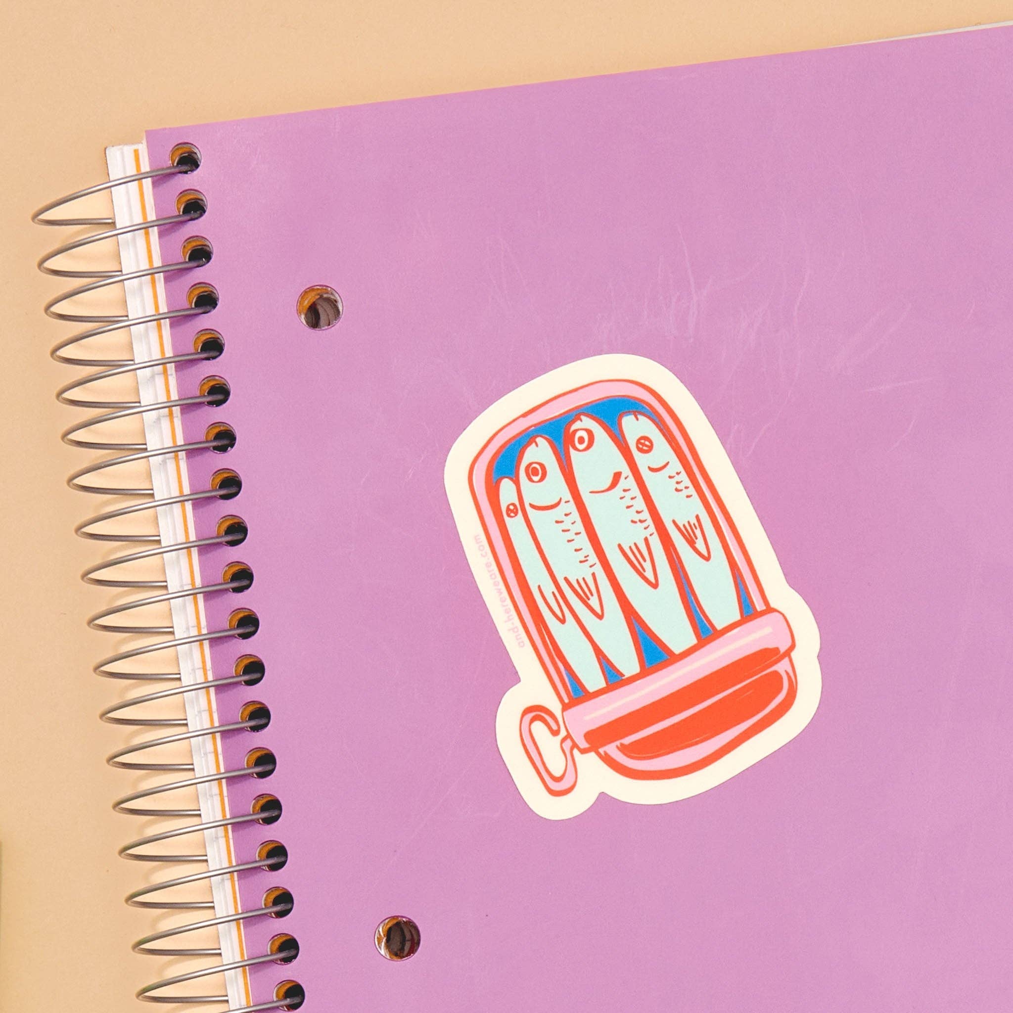 And Here We Are - Wholesale Sticker - Sardines Vinyl Sticker, Foodie Lover, Grocery, Food - Fisherman's Wife- Made in USA - Stocking stuffer, Holiday, Gift Guide1