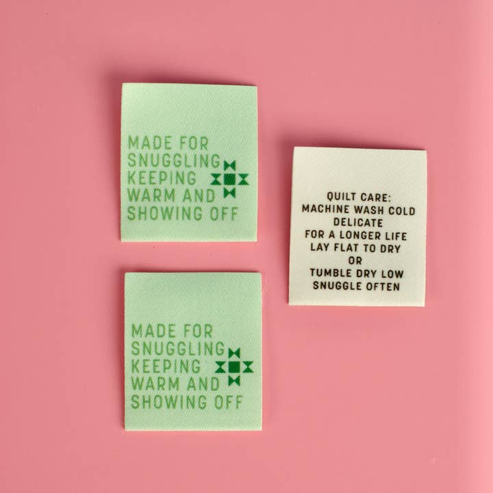 Hecho para - Etiquetas de costura de diseñador para venta al por mayor de Kati Cupcake