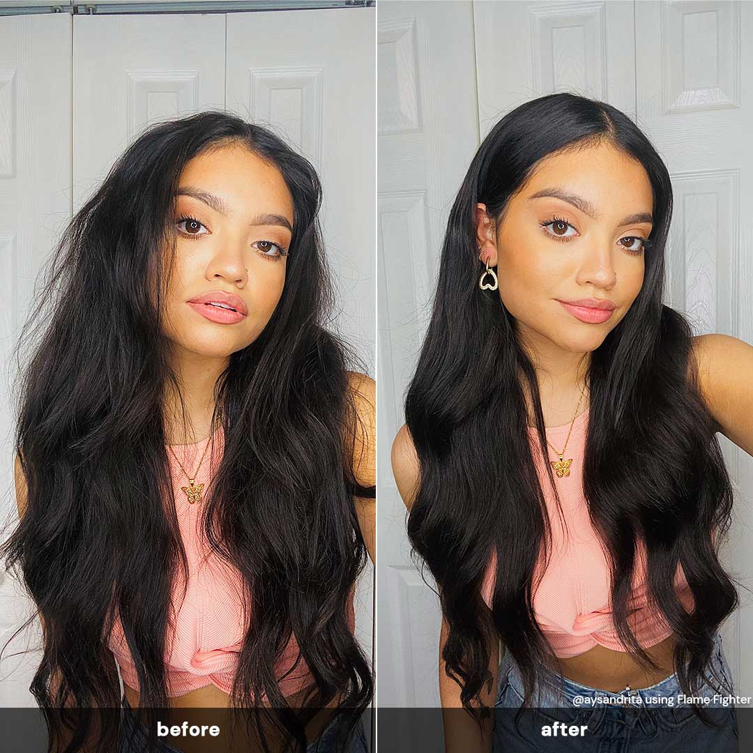 INH Hair - Wholesale Heat/Thermal Hair Protector - Flame Fighter Heat Protectant | 10-in-1 Hair Prep Spray7