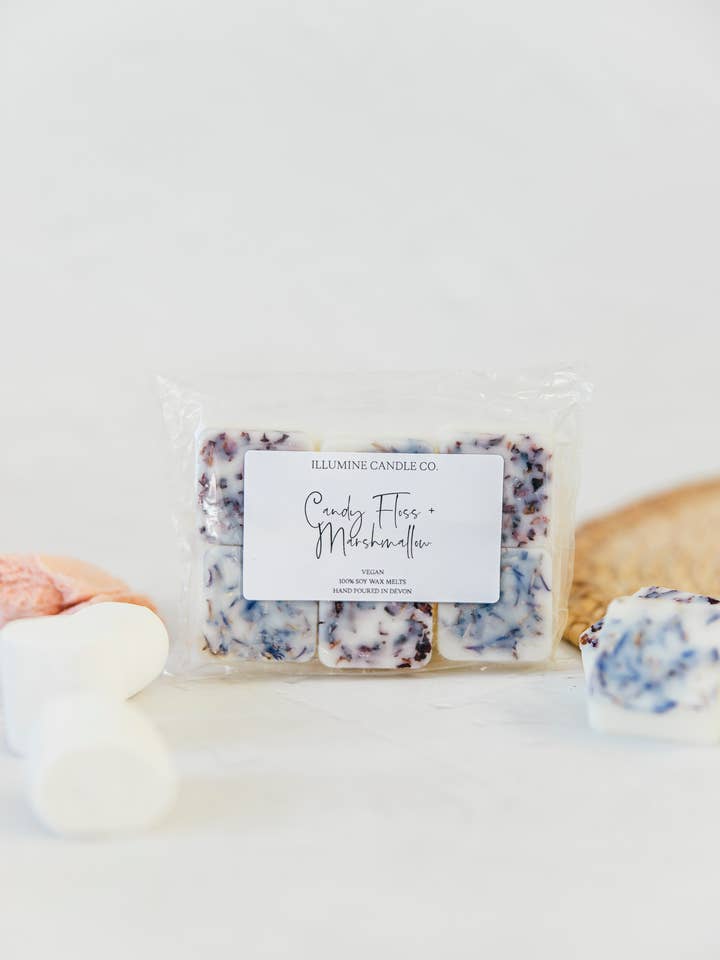 Candy Floss & Marshmallow - Soy Wax melts for wholesale by Ilumine Candle Co.