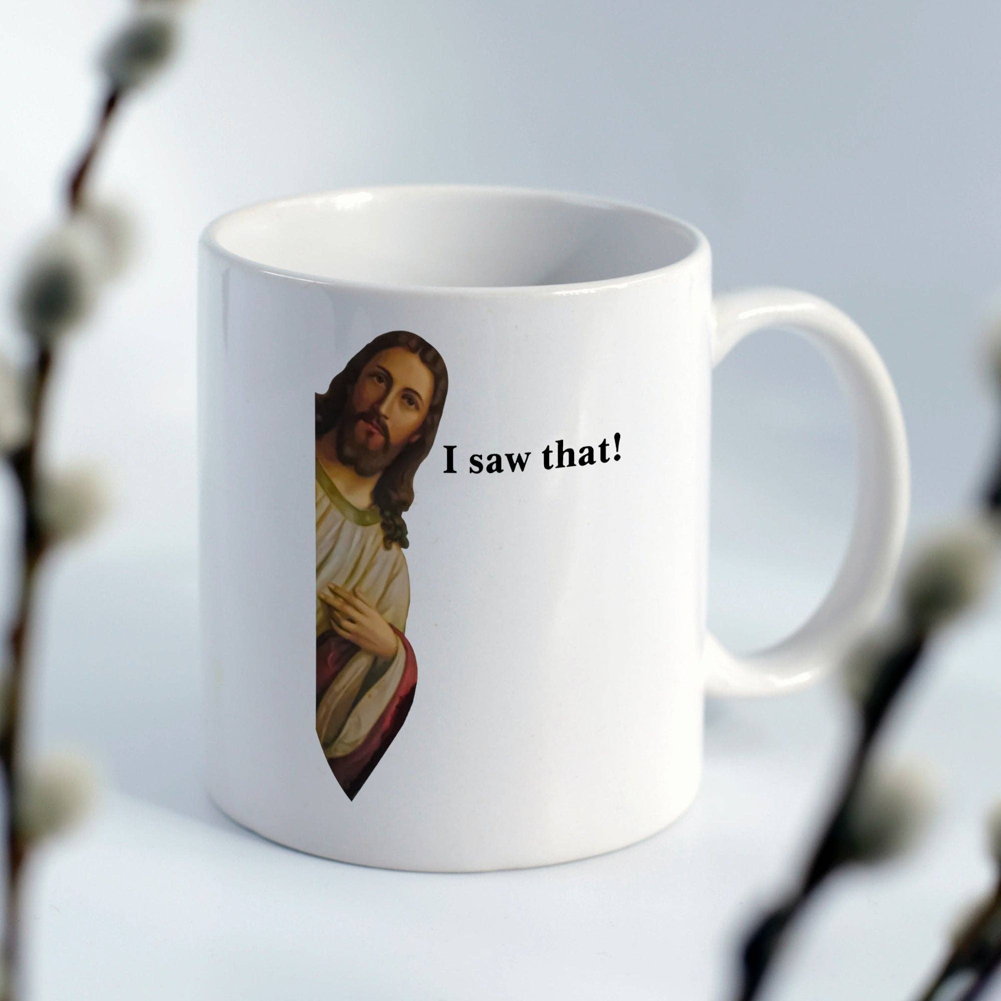 Sticker Bull - Wholesale Coffee Mug - Jesus I Saw That 11oz Coffee Mug8