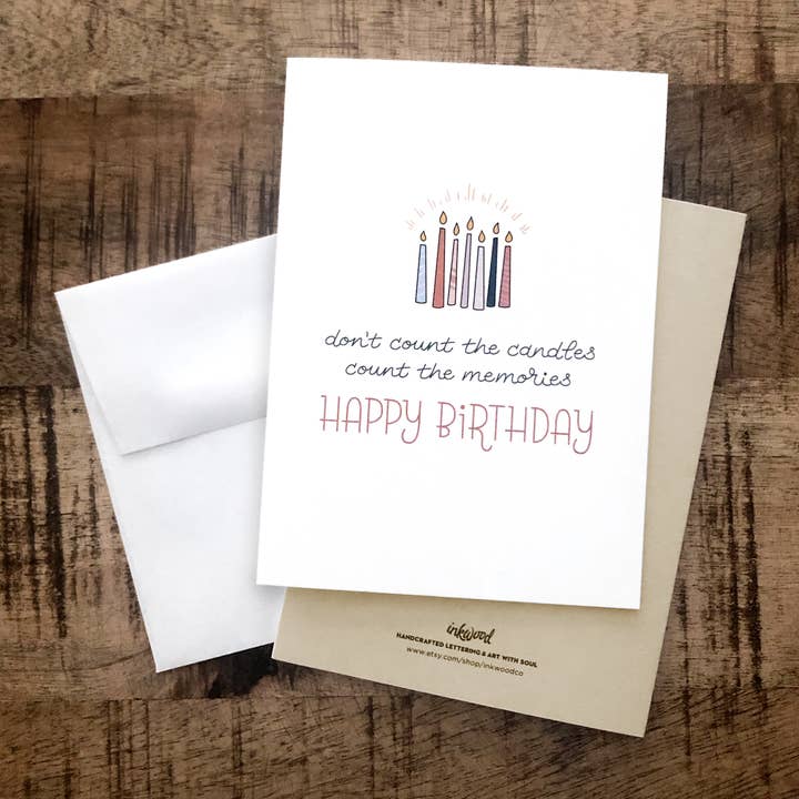 Inkwood Co - Wholesale Birthday Card - Sentimental Birthday Greeting Card