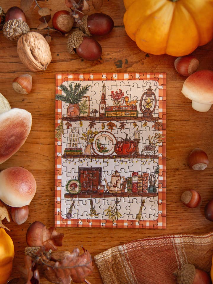 Mini Puzzle Etagère d'Automne pour la vente par CAROFROMWOODLAND