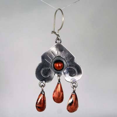 Brincos Sterling & Cobre por atacado de Moosepablos, Inc.