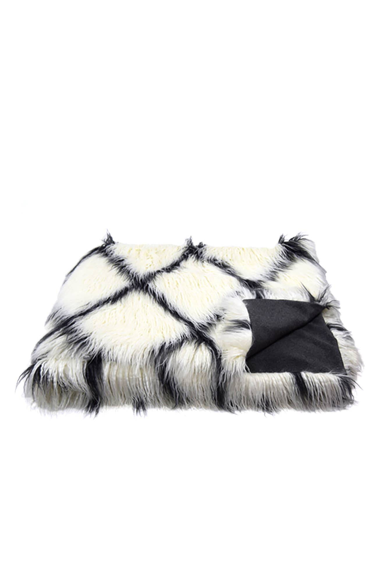 The Eurobaby Company - Wholesale Area Rug - LUZIO Diamond Tibet Vegan Faux Fur Rug 27.5x47.22