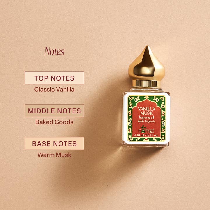 Huile parfumée de musc à la vanille pour la vente par Nemat