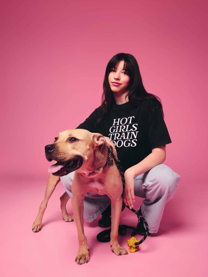 Hot Girls Train Dogs Tee for wholesale by Mutty Prints