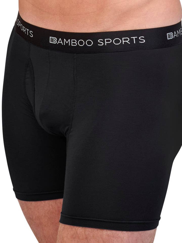 Bamboo Sports - Wholesale Underwear – Men's - Men's 4" Inseam Bamboo Rayon Boxer Briefs - 4 Pack3