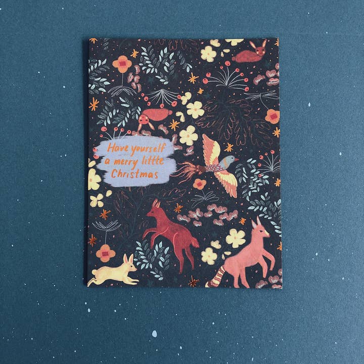 Small Adventure – wholesale Christmas card – Forest Pattern Card1