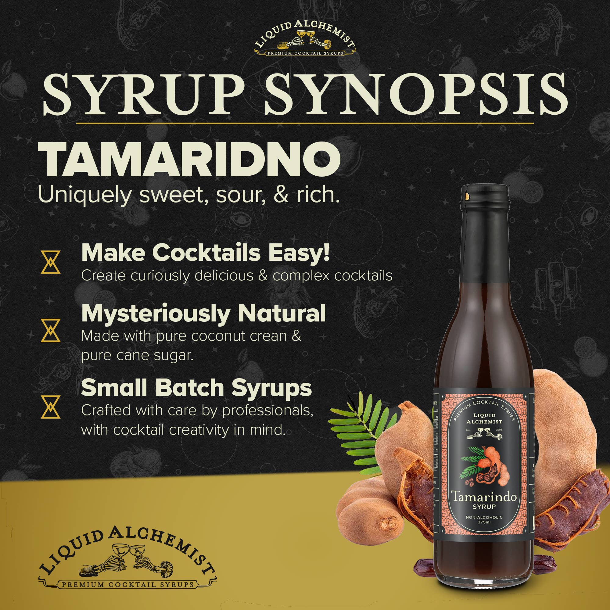 Liquid Alchemist Syrups - Wholesale Cocktailmix/siroop - Tamarindo Cocktail siroop1