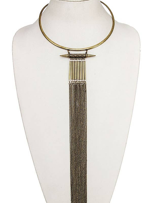 COLLARE ALLA MODA CON NAPPA A CATENA per la vendita all'ingrosso da parte di Andrea Bijoux