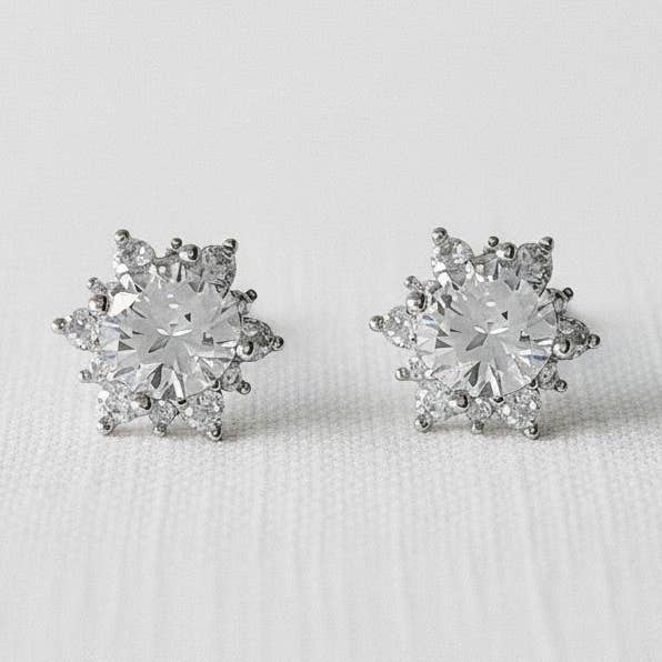 Ellemadera - Wholesale Stud/Post Earrings - Charming Vintage Gemstone Stud Earrings0