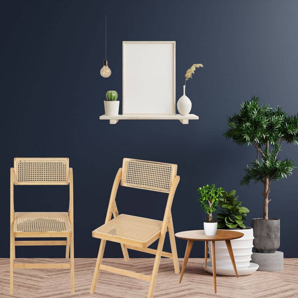 Aria Home – wholesale Folding chair – Set of 2 Tristan Bamboo Wood Folding Chair,1