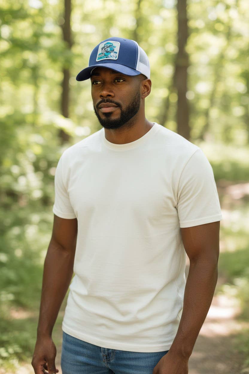 PNW Apparel - Wholesale Trucker Hat - Unisex - Smokey the Bear Snapback Trucker Hat w/ Patch3